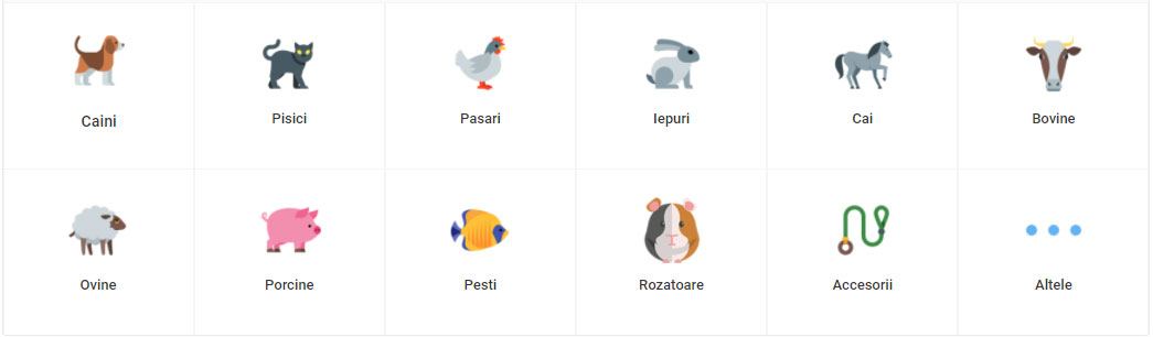 categorii animale de rasa / companie